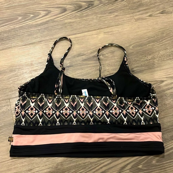 NWT la Vie En Rose Bikini Top w Removable Inserts - Picture 2 of 4